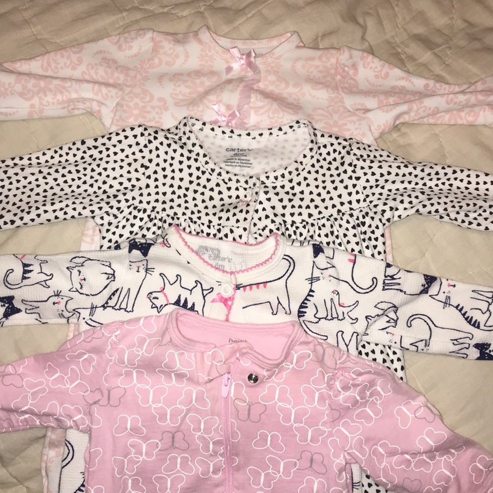 Baby girl sleepers